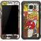 DC Comics The Flash Vintage Action Pose Pattern Galaxy S7 Active Skin