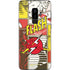 DC Comics The Flash Vintage Action Pose Pattern Galaxy S9 Plus Skin