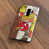 DC Comics The Flash Vintage Action Pose Pattern Galaxy S9 Plus Skin