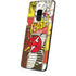 DC Comics The Flash Vintage Action Pose Pattern Galaxy S9 Skin