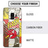 DC Comics The Flash Vintage Action Pose Pattern Galaxy S9 Skin