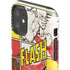 DC Comics The Flash Vintage Action Pose Pattern iPhone 11 Impact Case