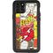 DC Comics The Flash Vintage Action Pose Pattern iPhone 11 Pro Max Waterproof Case