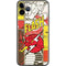 DC Comics The Flash Vintage Action Pose Pattern iPhone 11 Pro Skin