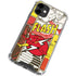 DC Comics The Flash Vintage Action Pose Pattern iPhone 12 Clear Case