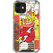 DC Comics The Flash Vintage Action Pose Pattern iPhone 12 Mini Clear Case