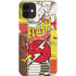 DC Comics The Flash Vintage Action Pose Pattern iPhone 12 Mini Lite Case