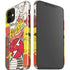 DC Comics The Flash Vintage Action Pose Pattern iPhone 12 Mini Lite Case