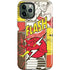 DC Comics The Flash Vintage Action Pose Pattern iPhone 12 Pro Impact Case