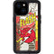 DC Comics The Flash Vintage Action Pose Pattern iPhone 13 Mini Waterproof Case