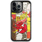 DC Comics The Flash Vintage Action Pose Pattern iPhone 13 Pro Cargo Case