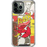 DC Comics The Flash Vintage Action Pose Pattern iPhone 13 Pro Max Clear Case