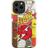 DC Comics The Flash Vintage Action Pose Pattern iPhone 13 Pro Max Impact Case