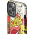 DC Comics The Flash Vintage Action Pose Pattern iPhone 13 Pro Max Impact Case