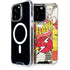 DC Comics The Flash Vintage Action Pose Pattern iPhone 14 Pro MagSafe Case