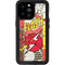 DC Comics The Flash Vintage Action Pose Pattern iPhone 14 Pro Max Waterproof Case