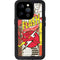 DC Comics The Flash Vintage Action Pose Pattern iPhone 14 Pro Waterproof Case