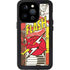 DC Comics The Flash Vintage Action Pose Pattern iPhone 14 Pro Waterproof Case