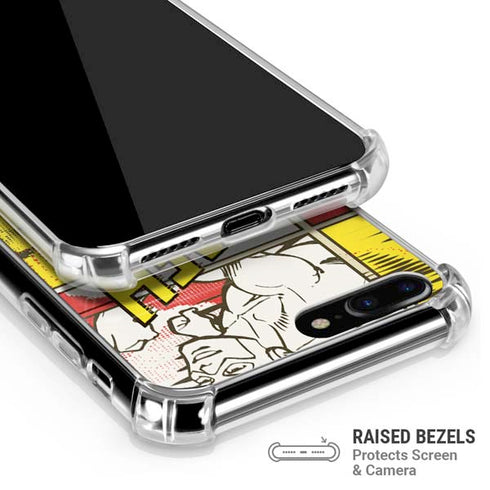 DC Comics Flash Block Pattern iPhone 7/8 Plus Clear Case