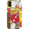DC Comics The Flash Vintage Action Pose Pattern iPhone X Pro Case