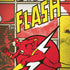 DC Comics The Flash Vintage Action Pose Pattern iPhone X Pro Case