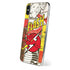DC Comics The Flash Vintage Action Pose Pattern iPhone X Skin