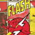 DC Comics The Flash Vintage Action Pose Pattern iPhone XS Skin