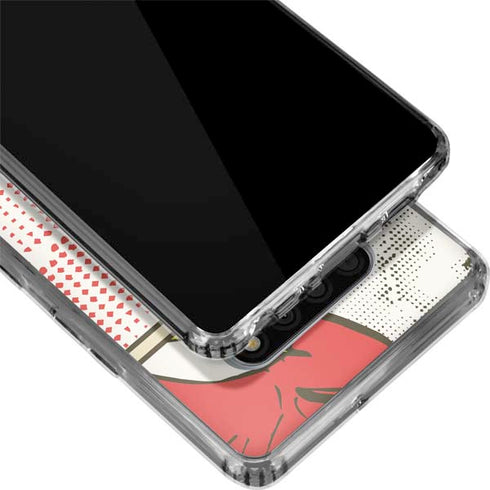 DC Comics Flash Block Pattern LG Stylo 6 Clear Case