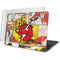 DC Comics The Flash Vintage Action Pose Pattern MacBook Pro 13in (2020) Case plus Skin