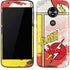 DC Comics The Flash Vintage Action Pose Pattern Moto E5 Play Skin