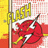 DC Comics The Flash Vintage Action Pose Pattern Moto E5 Play Skin