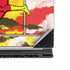 DC Comics The Flash Vintage Action Pose Pattern MSI GS65 Stealth Laptop Skin