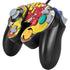 DC Comics The Flash Vintage Action Pose Pattern Nintendo GameCube Controller Skin