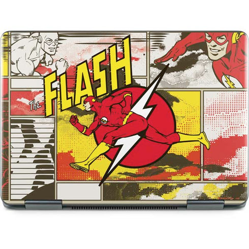 DC Comics The Flash Vintage Action Pose Pattern Notebook 9 Pro 13in (2017) Skin