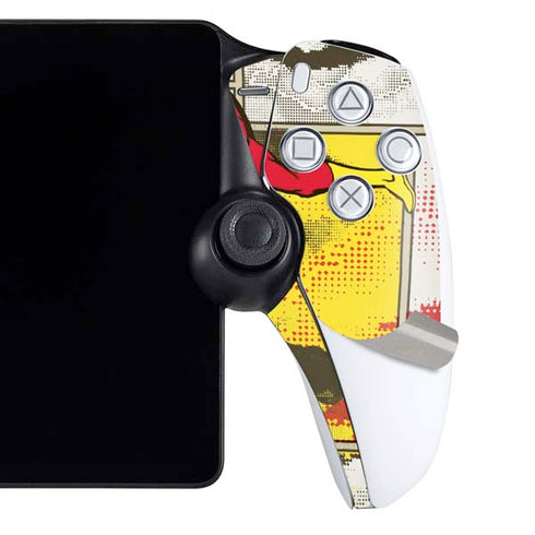 DC Comics Flash Block Pattern PlayStation Portal Remote Player Skin