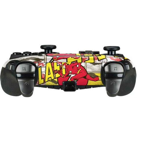DC Comics The Flash Vintage Action Pose Pattern PlayStation Scuf Vantage 2 Controller Skin