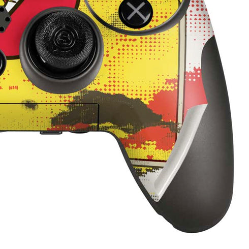 DC Comics The Flash Vintage Action Pose Pattern PlayStation Scuf Vantage 2 Controller Skin