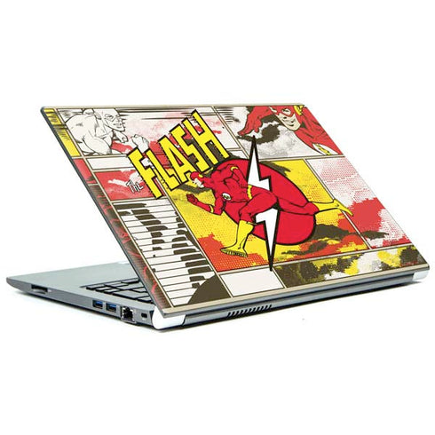 DC Comics The Flash Vintage Action Pose Pattern Portege Z30t/Z30t-A Skin