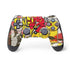 DC Comics The Flash Vintage Action Pose Pattern PS4 Controller Skin