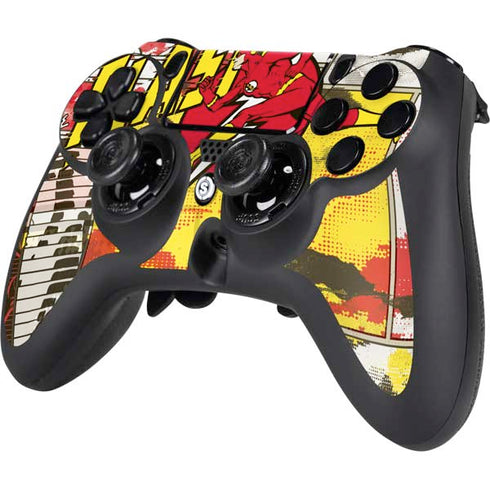 DC Comics The Flash Vintage Action Pose Pattern PS4/PC SCUF Impact Controller Skin