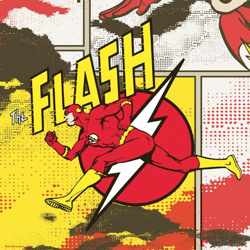 DC Comics The Flash Vintage Action Pose Pattern PS4 Pro Bundle Skin