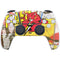 DC Comics The Flash Vintage Action Pose Pattern PS5 Controller Skin