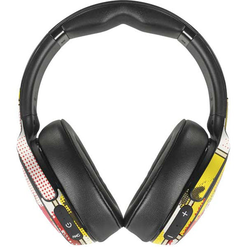 DC Comics The Flash Vintage Action Pose Pattern Skullcandy Venue Skin