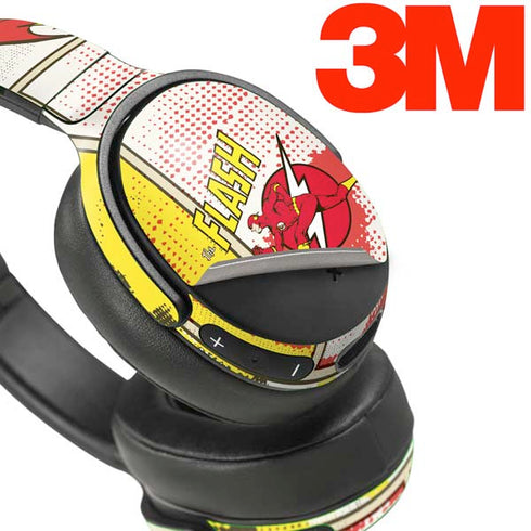 DC Comics The Flash Vintage Action Pose Pattern Skullcandy Venue Skin