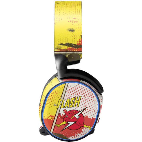 DC Comics The Flash Vintage Action Pose Pattern SteelSeries Arctis 5 Skin