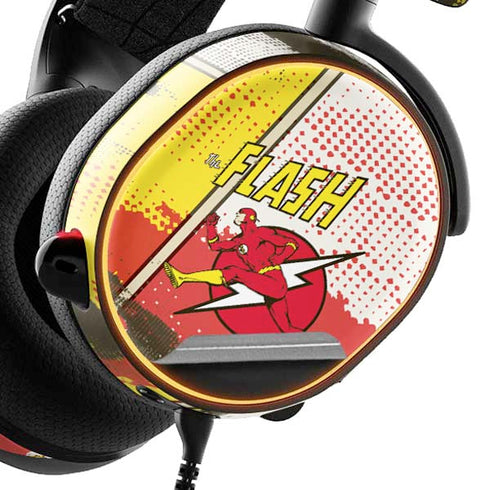DC Comics The Flash Vintage Action Pose Pattern SteelSeries Arctis 5 Skin