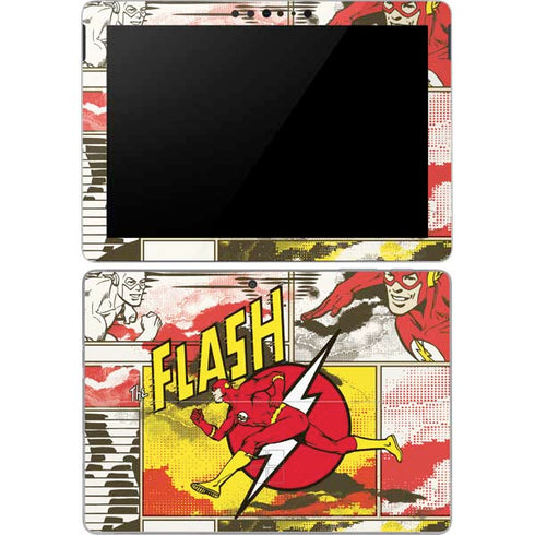 DC Comics The Flash Vintage Action Pose Pattern Surface Go Skin