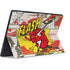 DC Comics The Flash Vintage Action Pose Pattern Surface Pro 7 Skin