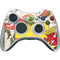 DC Comics The Flash Vintage Action Pose Pattern Xbox 360 Wireless Controller Skin