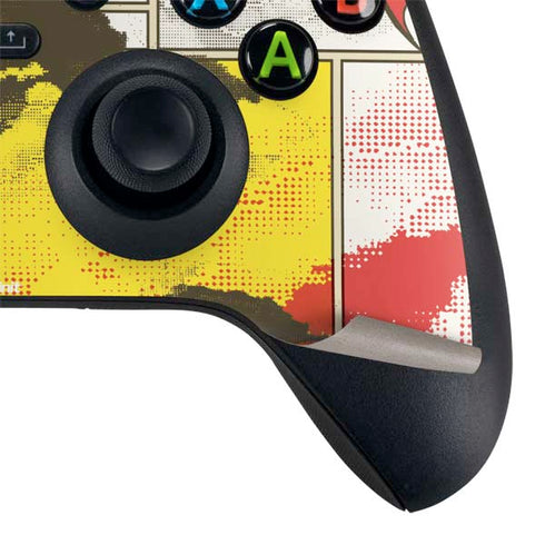 DC Comics The Flash Vintage Action Pose Pattern Xbox Series X Controller Skin